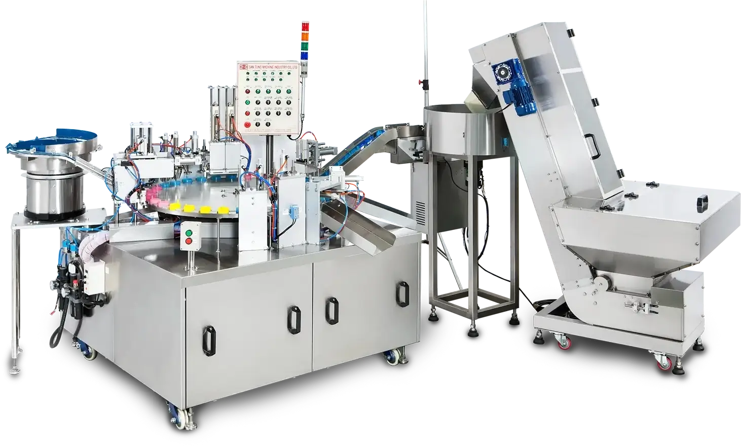 AT&ensp;5 Gallon Cap Assembly Machine