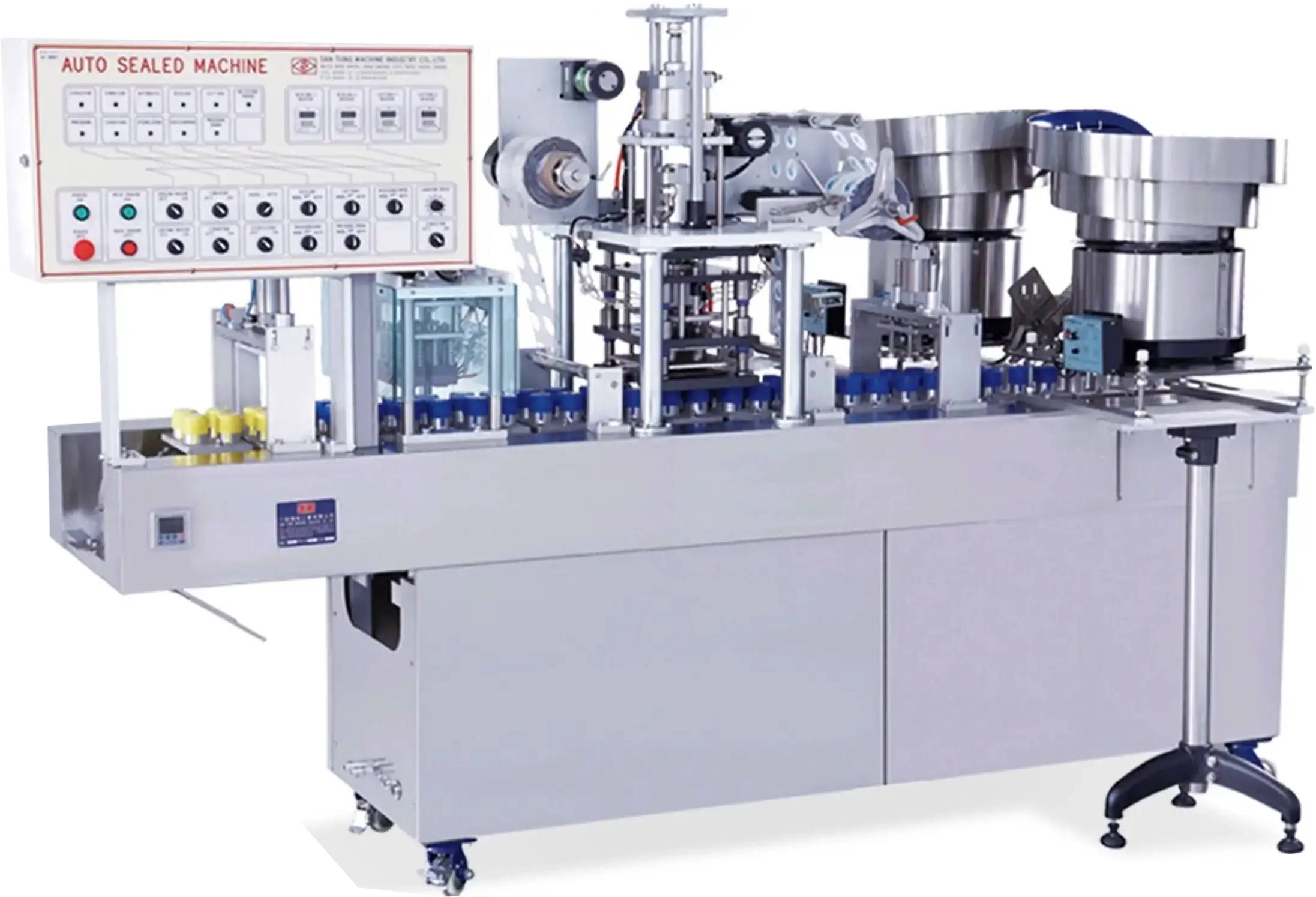 Cap / Contact Lens Sealing Machine